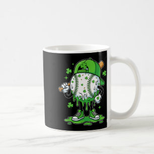 St Patrick Day Baseball Drip Ice Cream Baseball Ho Coffee Mug