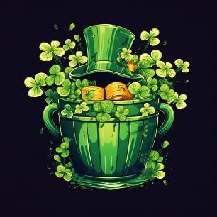 St. Patrick Day Beer Bottle Label