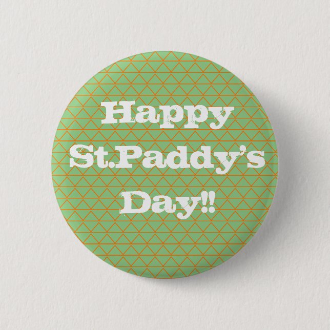 St.Patrick' Day Button (Front)