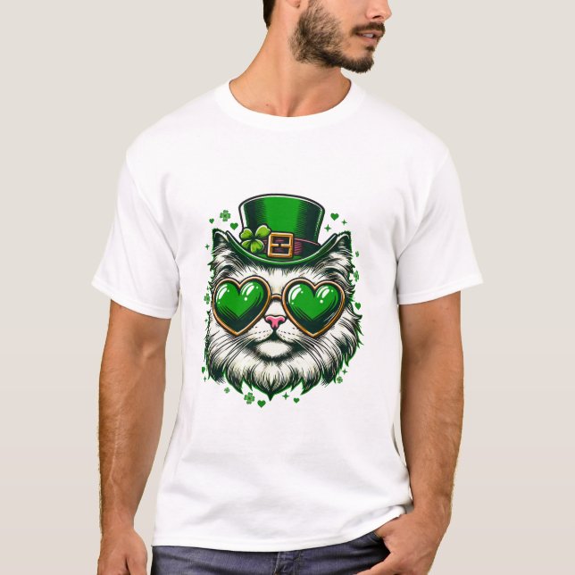 St Patrick Day Graphic Cute T-Shirt (Front)
