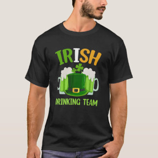 St. Patrick Day IRISH DRINKING TEAM Ireland Flag G T-Shirt