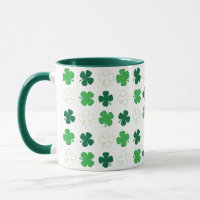 St. Patrick Day Irish Green Shamrocks Mug