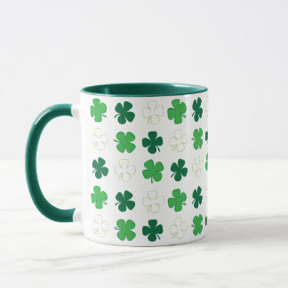 St. Patrick Day Irish Green Shamrocks Mug