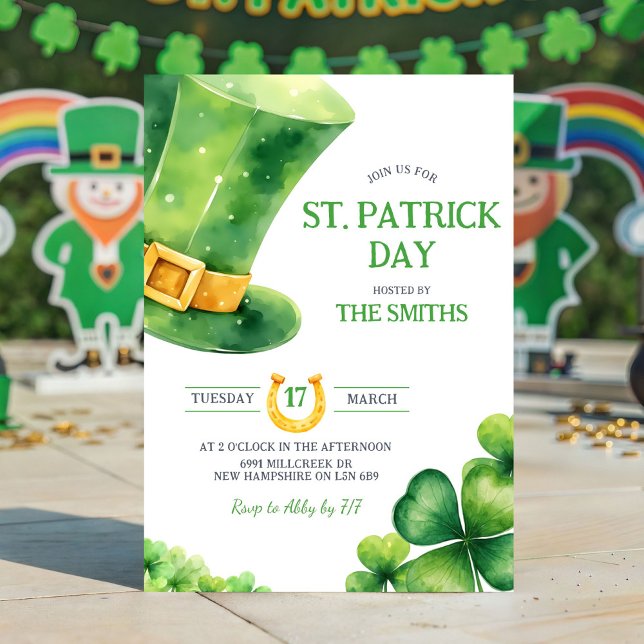 St. Patrick Day Party Invitation (Creator Uploaded)