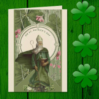 St. Patrick Day Shamrock Bishop Religious