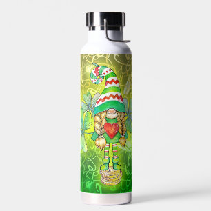 St. Patrick Girl Gnome Water Bottle