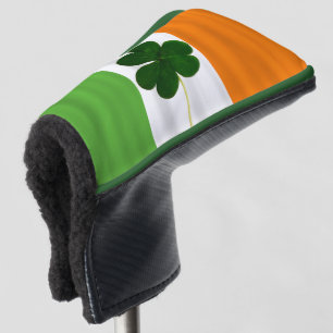 St. Patrick Ireland Shamrock Clover Irish Flag Golf Head Cover