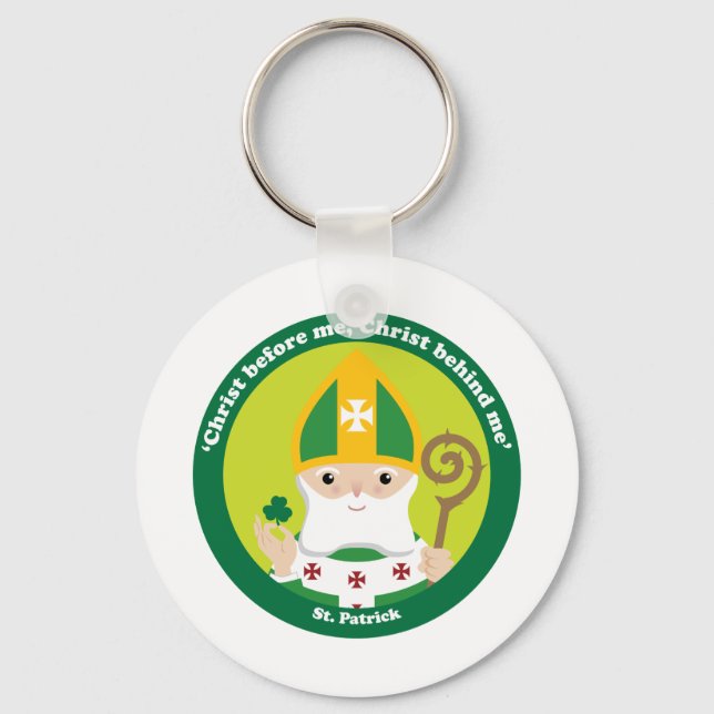 St. Patrick Key Ring (Front)