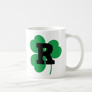 St Patrick Letter R Alphabet Coffee Mug