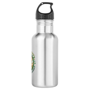 St Patrick Lucky Irish Cat Cute Cat T-Shirt Design 532 Ml Water Bottle