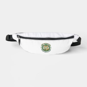 St Patrick Lucky Irish Cat Cute Cat T-Shirt Design Bum Bags