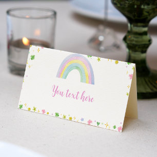 St. Patrick Lucky One Place Card Birthday Party