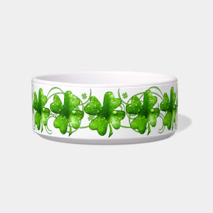 St. Patrick Lucky Shamrock ceramic bowl