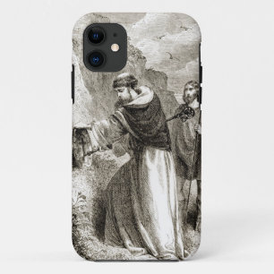 St. Patrick marking Connal's shield with the Cross iPhone 11 Case