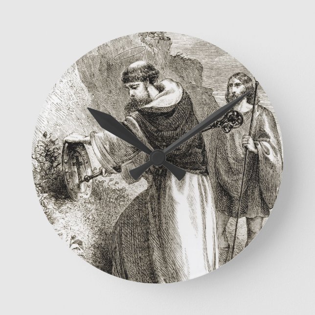 St. Patrick marking Connal's shield with the Cross Round Clock (Front)