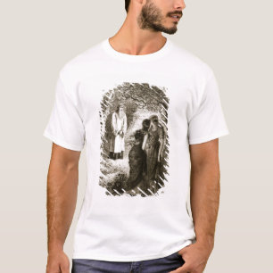 St. Patrick met by virgins in the wood of Fochlut, T-Shirt
