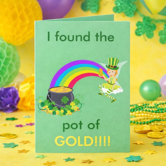 St Patrick  Pot of Gold Card (Creator Uploaded)