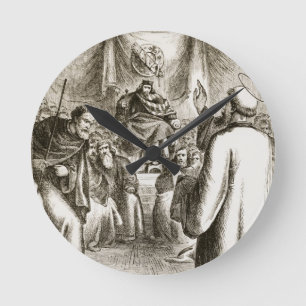 St. Patrick preaching at Tara, from 'The Trias Thu Round Clock