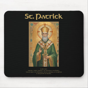 St Patrick Roman Catholic Prayer  Mouse Mat