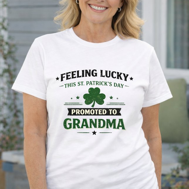St. Patrick’s Day Baby Announcement Gift T-Shirt (St. Patrick’s Day Baby Announcement Gift Shirt)