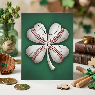 St Patrick’s Day Baseball Card