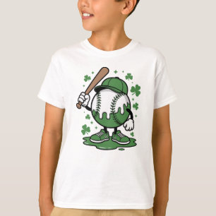 St. Patrick’s Day Baseball Ice cream Kid T-Shirt