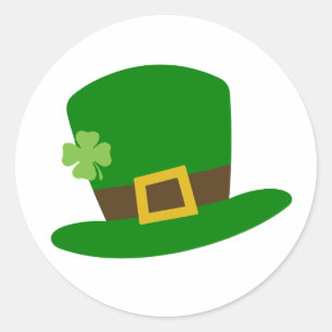 St. Patrick’s Day – Celebrate the Luck of the Iris Classic Round Sticker