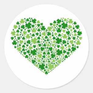 St. Patrick’s Day – Celebrate with Luck & Style Classic Round Sticker