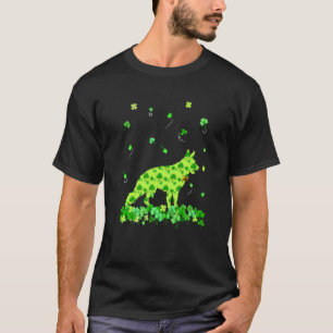 St Patrick S Day Dog German Shepherd Shamrock C Ir T-Shirt