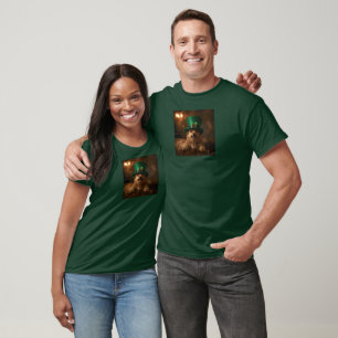 St. Patrick’s Day Dog in Leprechaun Hat  T-Shirt