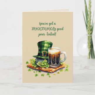 St. Patrick’s Day Funny Beer Card