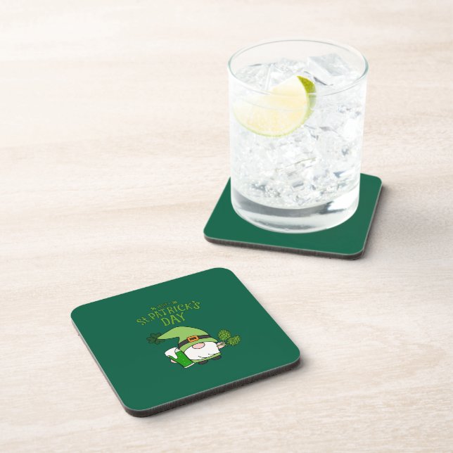 St. Patrick’s Day Gnome  Coaster (Right Side)