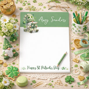 St. Patrick’s Day Gnome Notepad