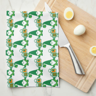 St. Patrick’s Day Gnome with Beer Mug Tea Towel