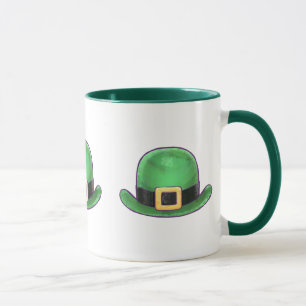 St Patrick’s Day Green Derby Hat Mug
