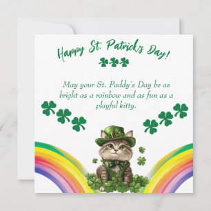 St. Patrick’s Day Greeting Card – Cute Leprechaun 