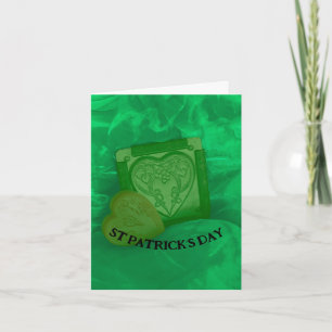 St Patrick’s Day greeting. Happy wishes. Greetings Holiday Card