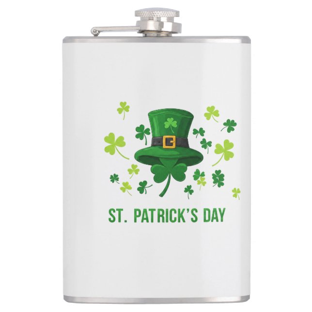 ST. PATRICK`S DAY HIP FLASK (Front)