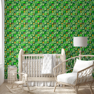 St. Patrick’s Day Icons Seamless Pattern Wallpaper