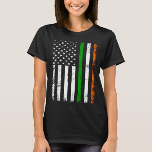 St Patrick s Day Ireland s Irish American Flag T-Shirt