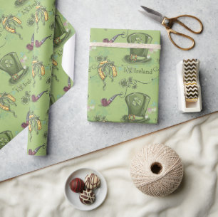 St. Patrick’s Day Irish Green Wrapping Paper