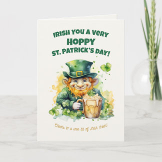 St. Patrick’s Day Leprechaun Funny Card