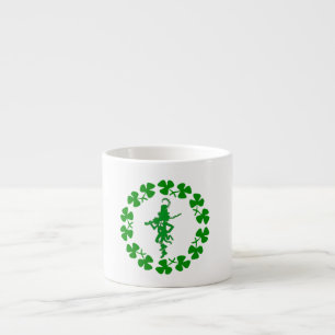 St. Patrick’s Day Leprechaun Shamrock Ring  Espr Espresso Cup