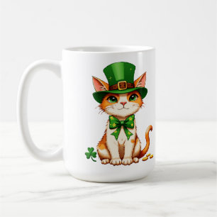 St. Patrick’s Day Lucky Cat Coffee Mug