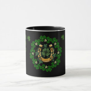 St. Patrick’s Day Lucky Charm Horseshoe Mug 