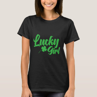 St. Patrick`s Day Lucky Girl  T-Shirt