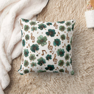 St. Patrick’s Day Musical Shamrock Cushion