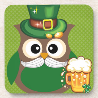 St. Patrick’s Day Owl Coaster