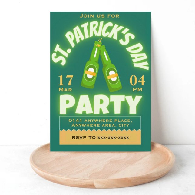 St Patrick’s day party Invitation (Creator Uploaded)