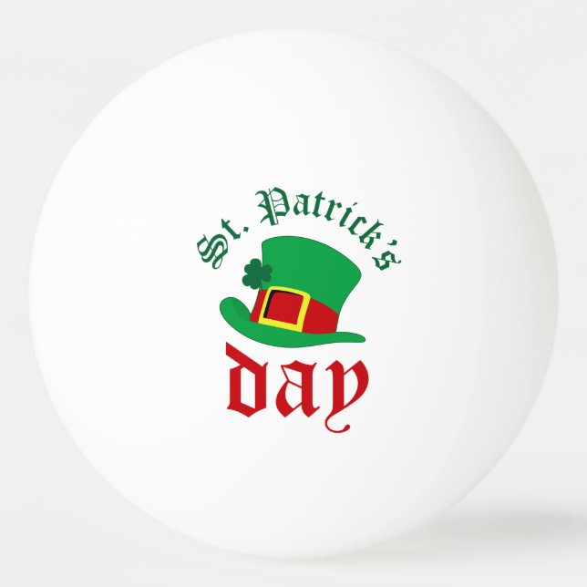 St.Patrick’s day Ping Pong Ball (Front)